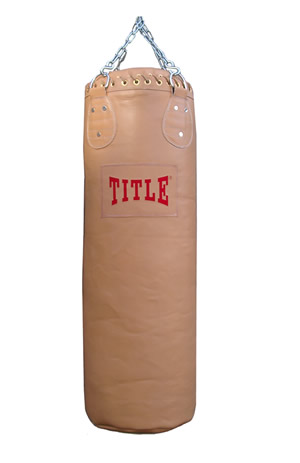 Title Boxing Lonsdale (formerly Title) Boxing Straight Leather Authentic Punch Bag