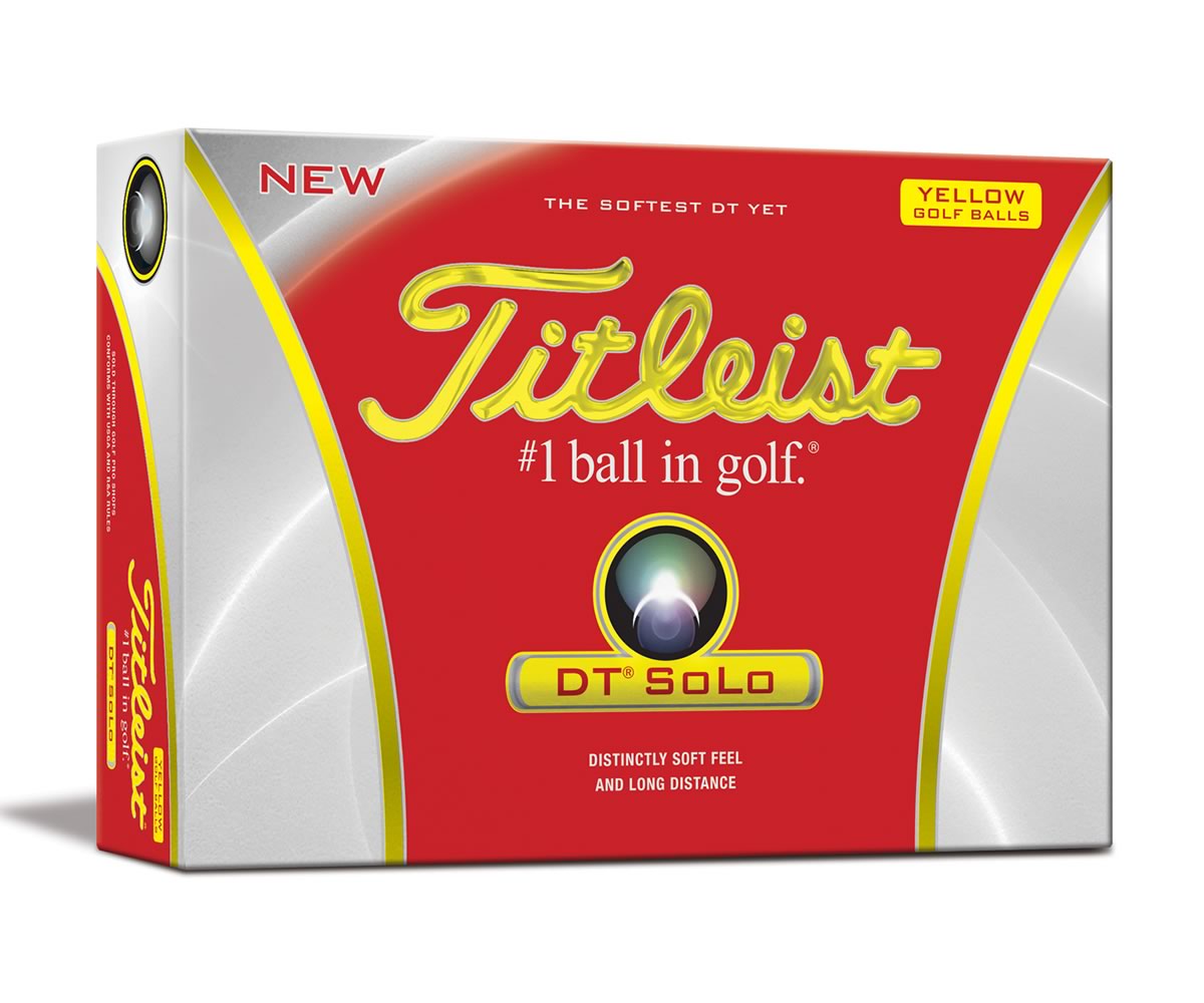 Titleist DT SoLo Golf Balls Yellow
