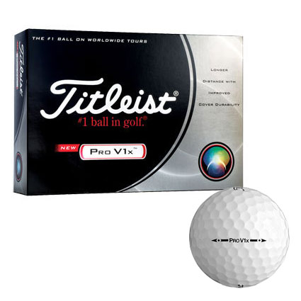 Titleist Pro V1x Golf Balls 12 Balls - 2009