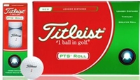 Pts Roll Golf Balls TITPTSRG-W-D