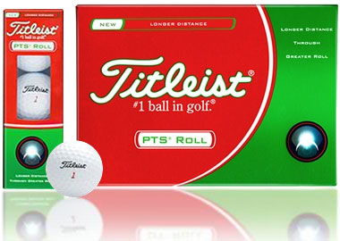 Titleist PTS Roll White Golf Balls 12 Balls