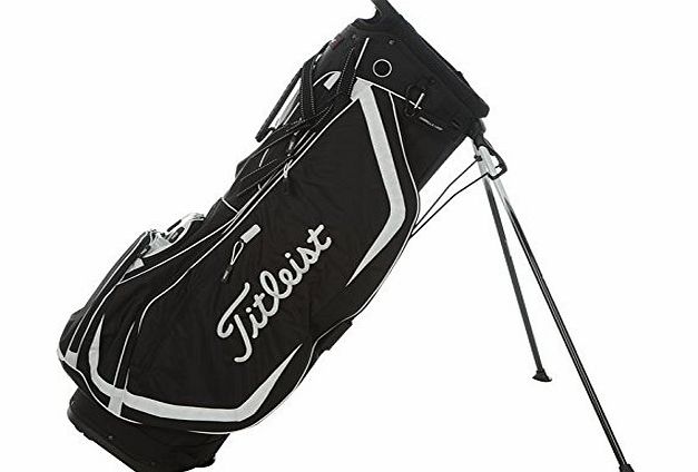 Titleist Unisex Lightweight Stand Bag Dry Grip Bottom Golf Equipment Black/White One Size