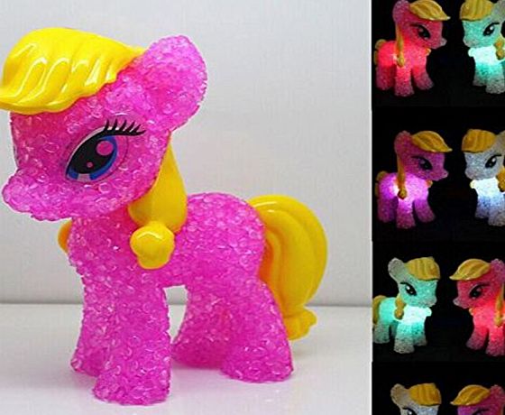 TKX My Little Pony Toys LED Color Changing Night Light Table Lamp Decor Toy Doll