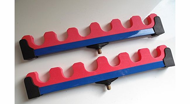 TMC 2 x Pole fishing Roosts. 6 section roosts, 32cm long, with end caps