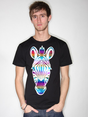Zebra Holographic T-Shirt