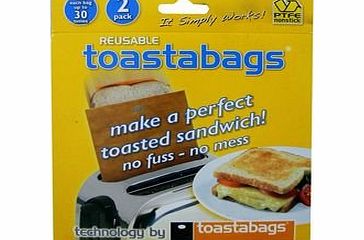 Toastabags REUSABLE TOASTABAGS sandwich toaster toastie bags toast