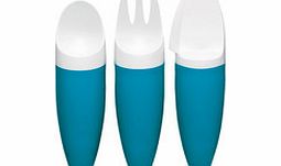 Blue toddler cutlery set