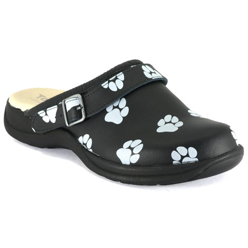 shoes with paw prints
