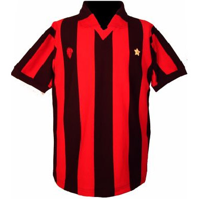 TOFFS AC Milan 1980s Retro Football Shirts