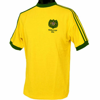 TOFFS Australia 1974 World Cup Finals shirt. Retro