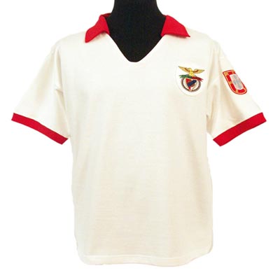 TOFFS Benfica 1960s away. Retro Football Shirts