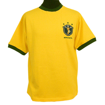 TOFFS Brazil 1982 World Cup Shirt. Retro Football Shirts