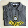 TOFFS Brazil Grey Goalkeeper shirt. Retro Football