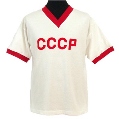 TOFFS CCCP 1960s away. Retro Football Shirts