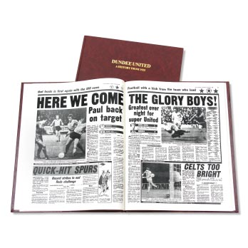 Dundee Utd Football Newspaper Book Retro
