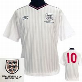 TOFFS England 1986 Mexico World Cup Shirt (with