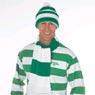 TOFFS GREEN AND WHITE SCARF Retro Football Shirts