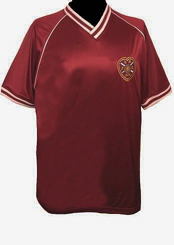 TOFFS Hearts 1987. Retro Football Shirts