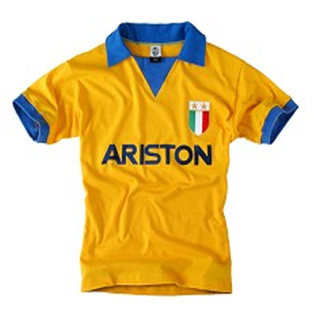 TOFFS Juventus 1984-85 Gold Retro Football shirt