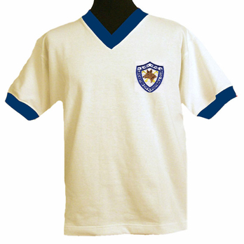 TOFFS Leicester City 1958 away. Retro Football Shirts