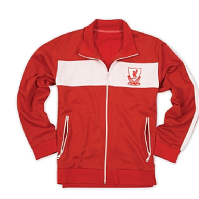 Liverpool 1980s Heritage Track Top Red