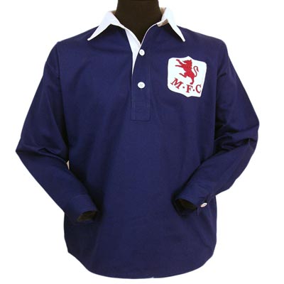 MILLWALL 1940 BLUE Retro Football Shirts