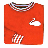 TOFFS SWANSEA TOWN 1960s AWAY Retro Football Shirts