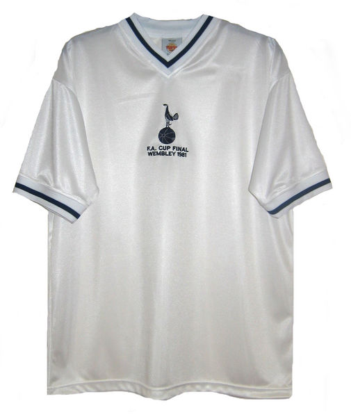 Tottenham 1981 FA Cup Final. Retro Football Shirts