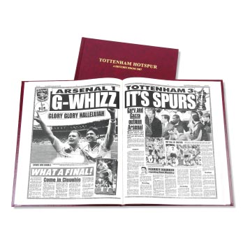 Tottenham Hotspur Football Newspaper Book. Retro