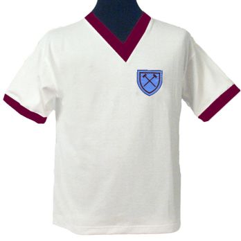 TOFFS West Ham 1950s away retro football shirt