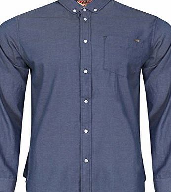 Tokyo Laundry Barkley Mens Shirt - Dark Denim - Large