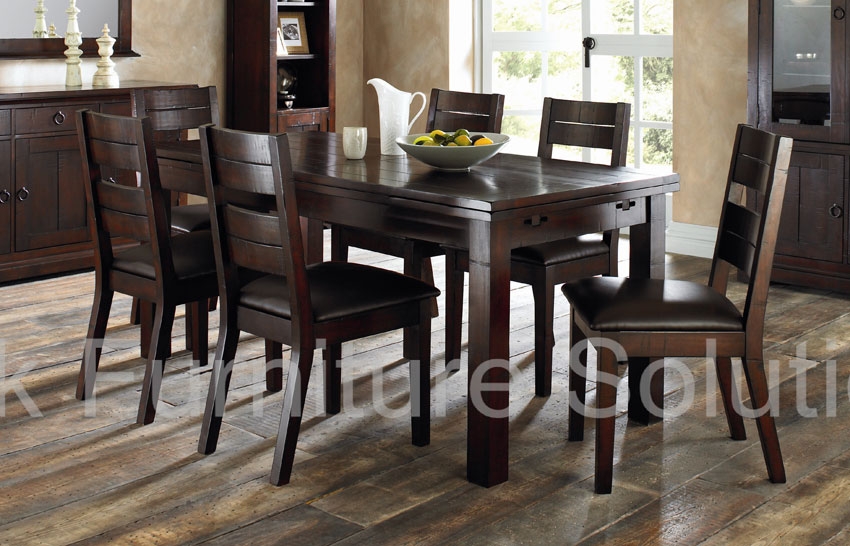 Toledo Dark Extending Dining Table - 180-260cm