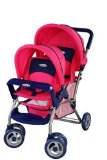 Graco Duoglider Dolls Twin Stroller Hot Pink and Blue