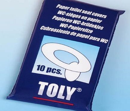 Toly Pack of 10 toilet seat covers