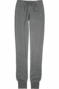 Tomas Maier Silver flecked track pants