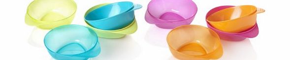 Tommee Tippee Explora Easy Scoop Feeding Bowls (4-pack) (Colours May Vary)