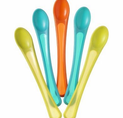 Tommee Tippee Explora Soft Tip Weaning Spoons (5-pack)
