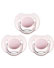 Tommee Tippee pack of 3 Cherry Soothers 0-6m Pink