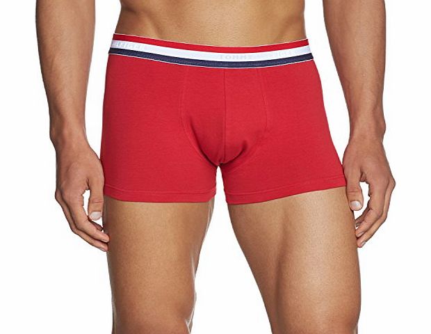 Tommy Hilfiger Mens Norton Trunk Plain Boxer Shorts Boxer Shorts, Red (Jester Red), Small (Manufacturer Size: Sm)