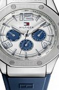 Tommy Hilfiger Mens Silver and Blue Eton