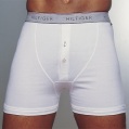 TOMMY HILFIGER ribbed boxer shorts with button-fly