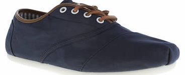 mens toms navy cordones tencel shoes 3106735870