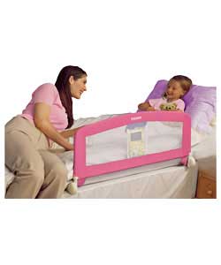 Folding Soft Bed Rail - Pink