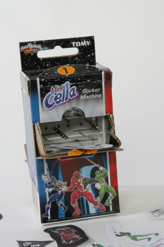 Tomy Mini Cella Sticker Machine - Power Rangers