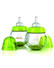 mOmma 250ml Feeding Bottles Green (Pk of 2)