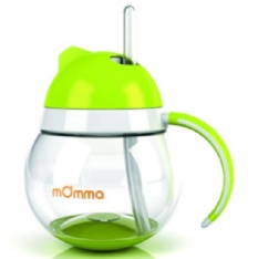 mOmma by Tomy Green Cup with Straw