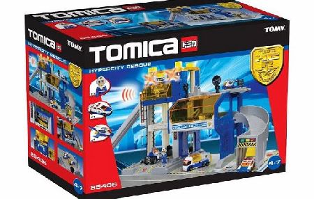 Tomy Tomica 85406 Hyper City Rescue Police Head Quarters Playset