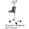 TONY COCHRANE INTERNATIONAL TCI FIXED POINT PROJECTOR TROLLEY - GREY