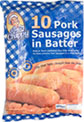 Tonys Chippy Battered Sausages (10 per pack -