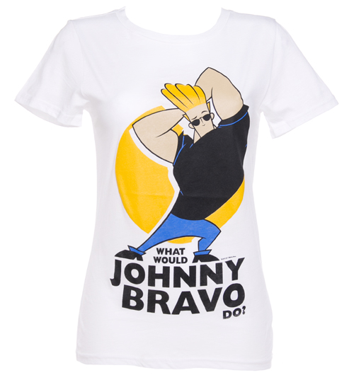 Ladies What Would Johnny Bravo Do T-Shirt from